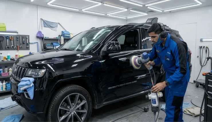 Interior Cleaning and Body Polish Services in Sharjah